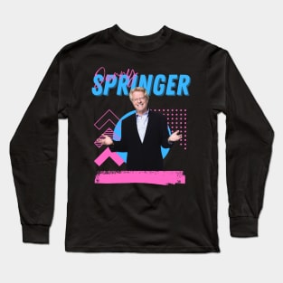 Jerry springer***original retro Long Sleeve T-Shirt